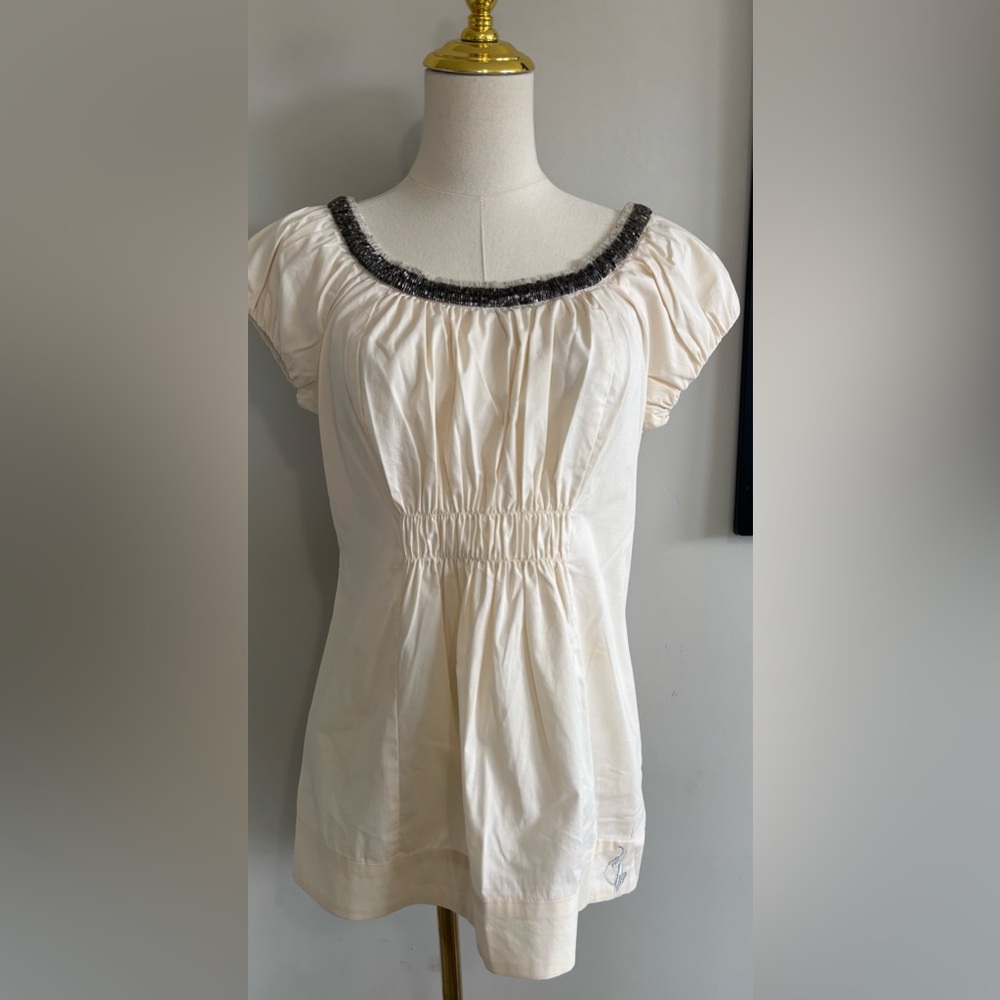 Vintage Baby Phat Cream Top Y2K Vibes